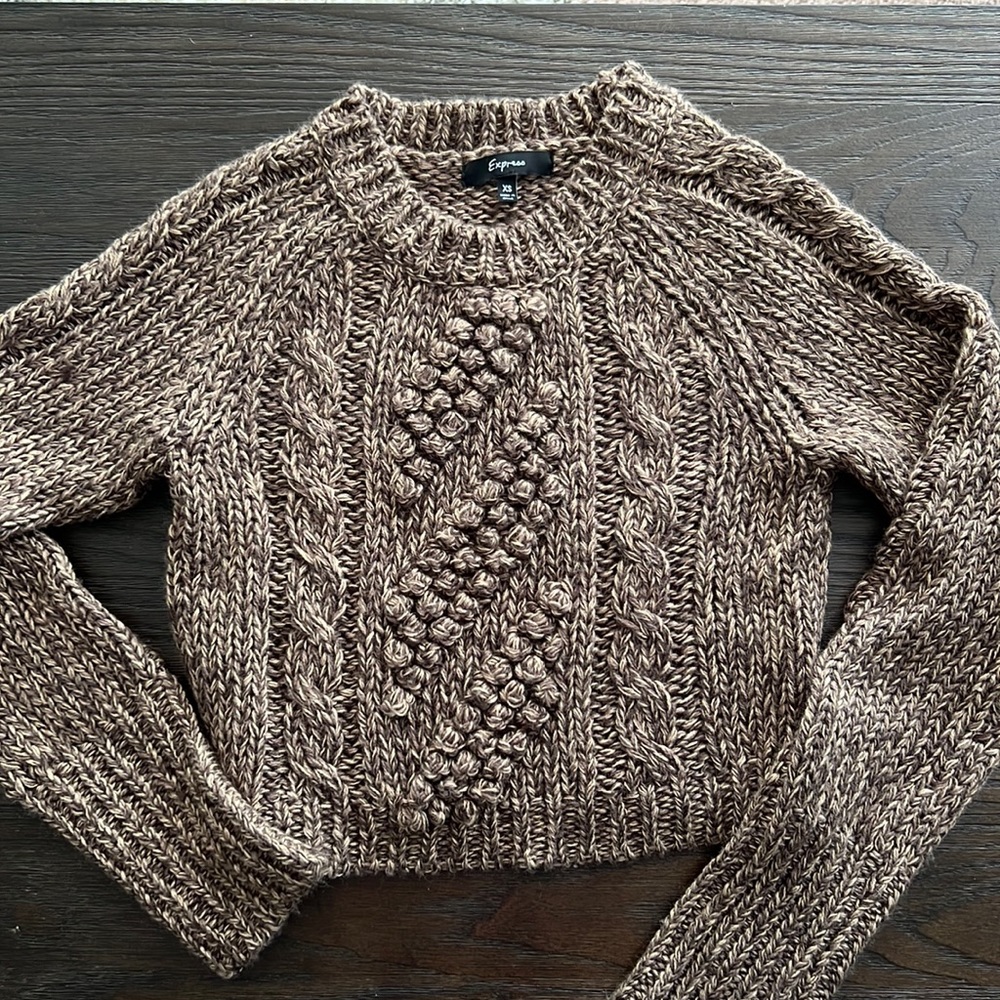Express Women’s Cropped Sweater